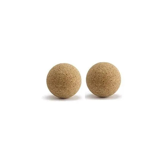 Lot de 2 Balles de Baby-Foot en Liège Naturel