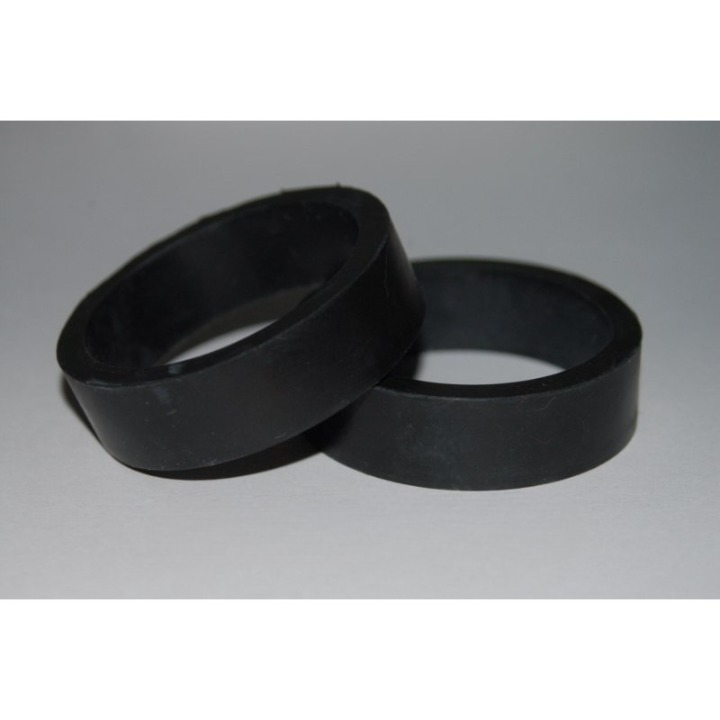 x2 Caoutchoucs De Flipper Noir
