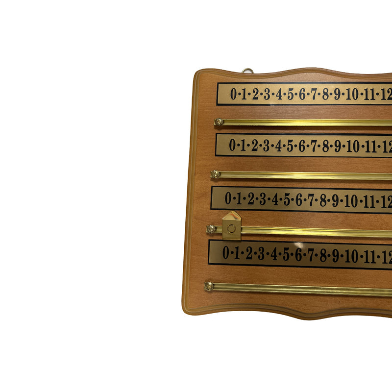 Marqueur 4 joueurs Chêne clair