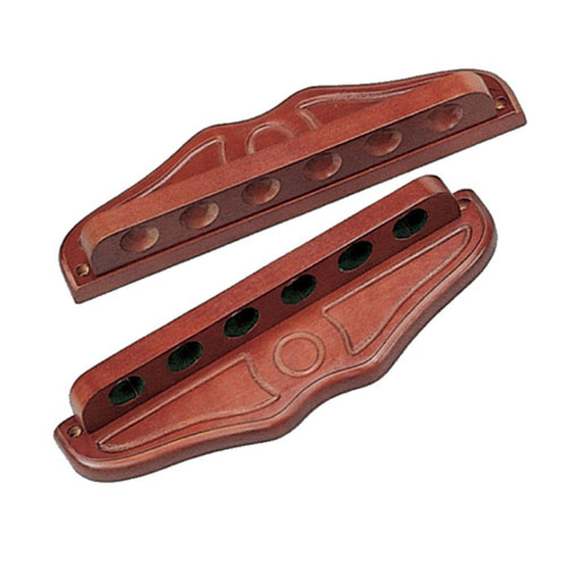 Porte-queues Acajou mural 6 Queues