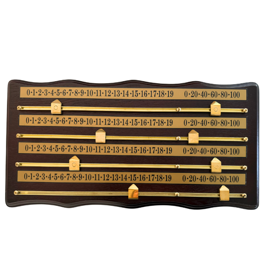 Marqueur 4 joueurs Acajou