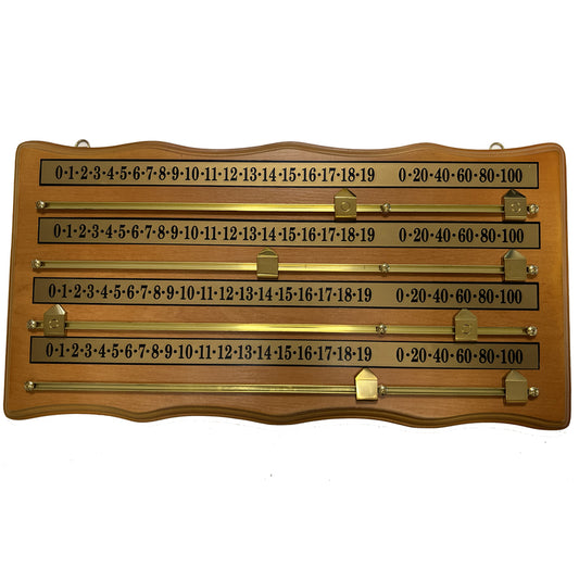 Marqueur 4 joueurs Chêne clair